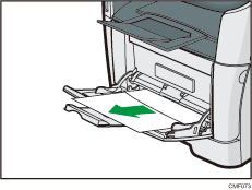 Ilustração da vista frontal do equipamento