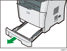 Ilustração da vista frontal do equipamento