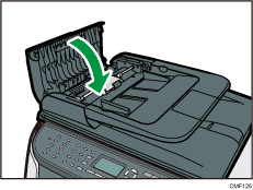 Ilustração do alimentador automático de documentos