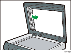 Ilustração do alimentador automático de documentos