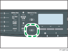 Ilustração da tecla de scanner