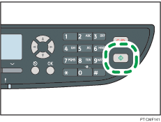 Ilustração da tecla Iniciar