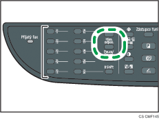 Ilustrace tlačítka Hlasitý odposlech