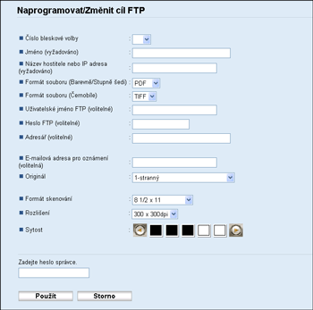 Ilustrace obrazovky webového prohlížeče