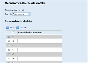 Ilustrace obrazovky webového prohlížeče