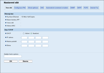 Ilustrace obrazovky webového prohlížeče