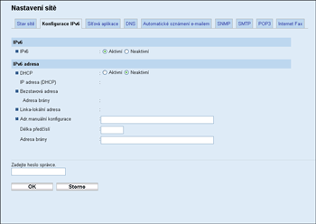 Ilustrace obrazovky webového prohlížeče