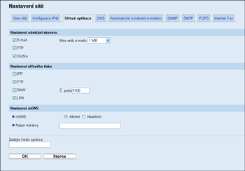 Ilustrace obrazovky webového prohlížeče