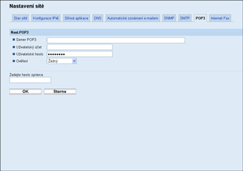 Ilustrace obrazovky webového prohlížeče