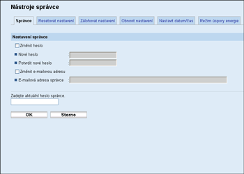 Ilustrace obrazovky webového prohlížeče