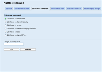 Ilustrace obrazovky webového prohlížeče