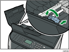 Illustration af automatisk duplexdokumentføder