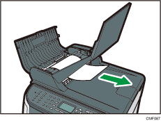 Illustration af automatisk duplexdokumentføder