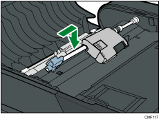 Illustration af automatisk duplexdokumentføder