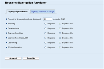 Illustration af skærmbillede i webbrowser