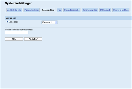 Illustration af skærmbillede i webbrowser