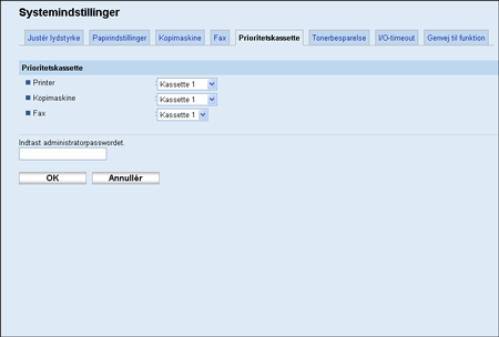 Illustration af skærmbillede i webbrowser