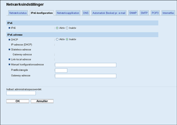 Illustration af skærmbillede i webbrowser