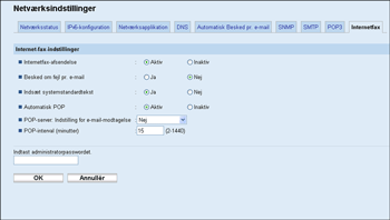 Illustration af skærmbillede i webbrowser