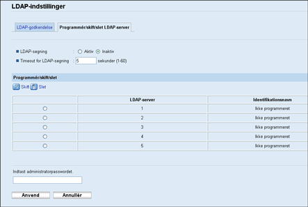 Illustration af skærmbillede i webbrowser