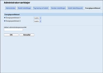 Illustration af skærmbillede i webbrowser