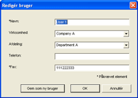 Illustration af applikationsskærm