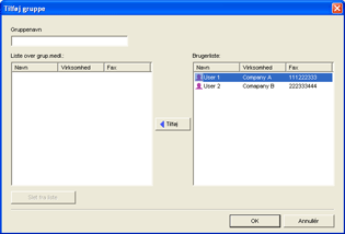 Illustration af applikationsskærm