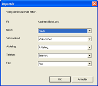 Illustration af applikationsskærm