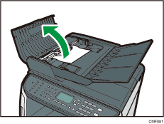 Illustration du chargeur automatique de documents à retournement