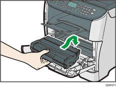 Afbeelding van de binnenkant van het apparaat