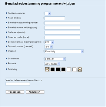 Internetbrowser-schermillustratie