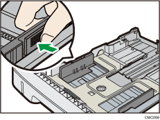 Illustrasjon av papirmagasin