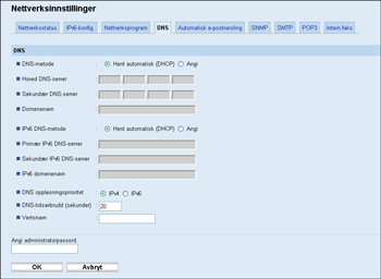 Illustrasjon av nettleserskjerm