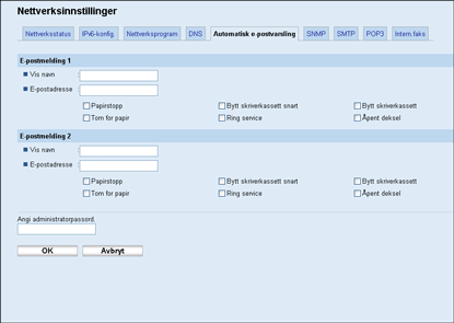 Illustrasjon av nettleserskjerm
