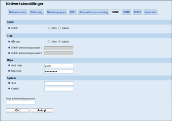 Illustrasjon av nettleserskjerm
