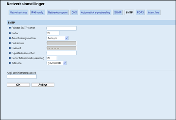 Illustrasjon av nettleserskjerm