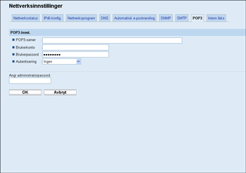 Illustrasjon av nettleserskjerm