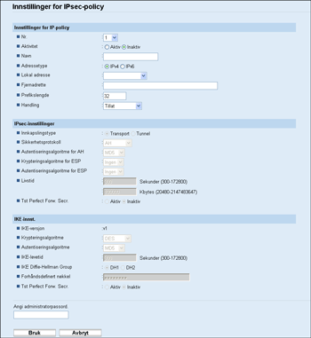 Illustrasjon av nettleserskjerm