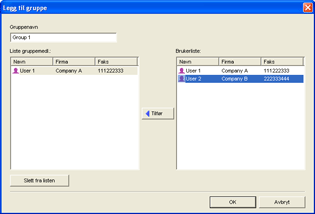 Illustrasjon av programskjermen