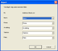 Illustrasjon av programskjermen