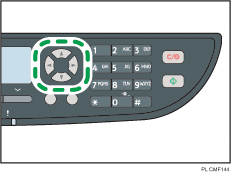 Ilustracja przycisków strzałki w lewo i w prawo
