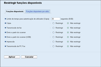 Ilustração do ecrã do web browser