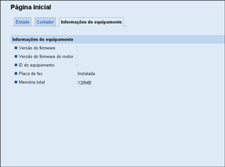 Ilustração do ecrã do web browser