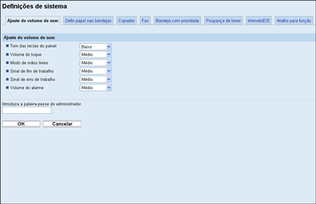 Ilustração do ecrã do web browser