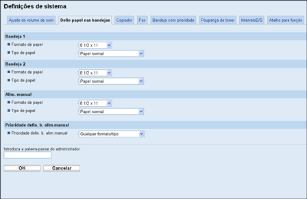 Ilustração do ecrã do web browser