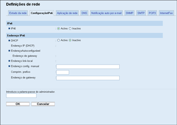 Ilustração do ecrã do web browser