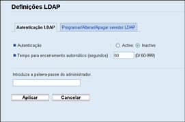 Ilustração do ecrã do web browser