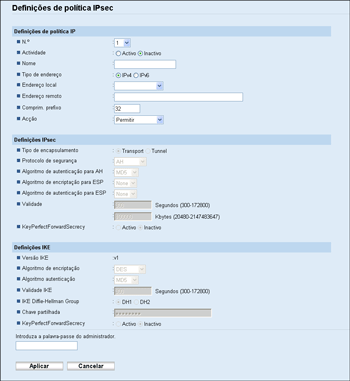 Ilustração do ecrã do web browser