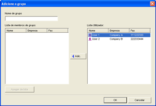 Ilustração do ecrã da aplicação