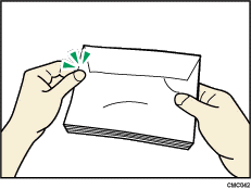 Иллюстрация разравнивания конвертов